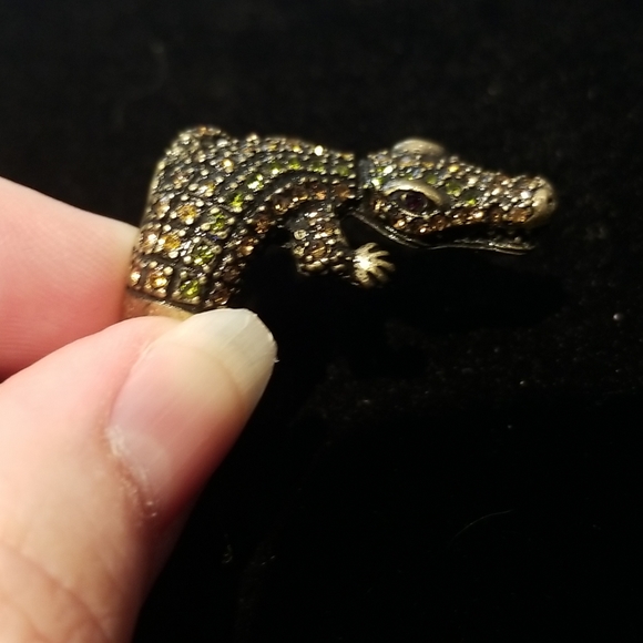 Lot of 7 Crystal Animal Rings - Picture 5 of 8
